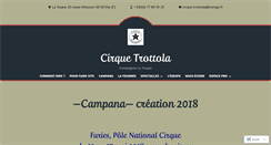 Desktop Screenshot of cirque-trottola.org